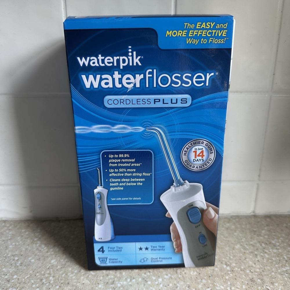 Waterpik Water Flosser Cordless Plus Model WP-450W Brand New